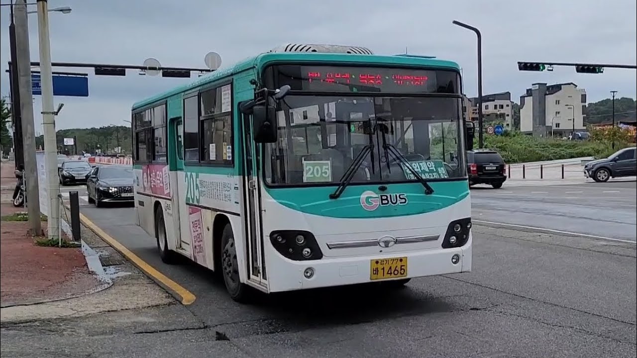 [경기화성] 화성운수 205번 BS090 F/L 2011 NGV (1465) 주행(하행)