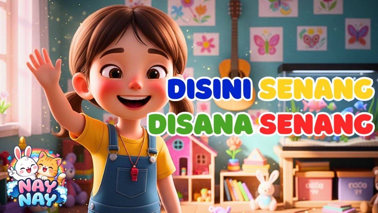DISINI SENANG DISANA SENANG – Lagu Anak Anak TERBARU - Lagu Anak & Balita – Lagu Anak Populer 🌈