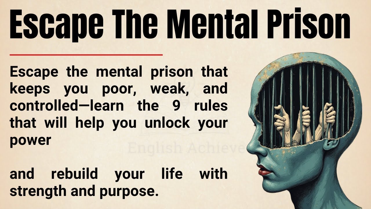 Break Free from the Mental Prison🔥| The Hidden Trap Keeping You Poor, Weak & Stuck | Graded Reader✅