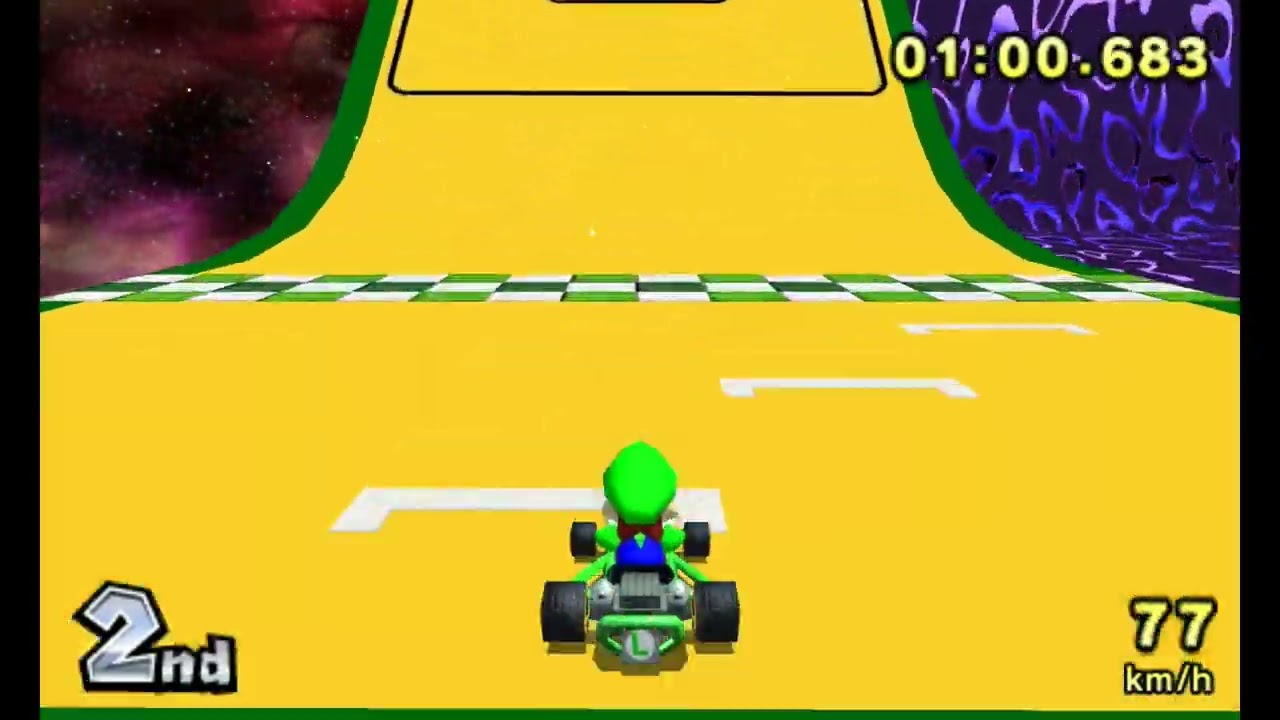 Dark Matter Fortress by Kazuo, Justin - Mario Kart 7: Custom Track [1080p 60fps]