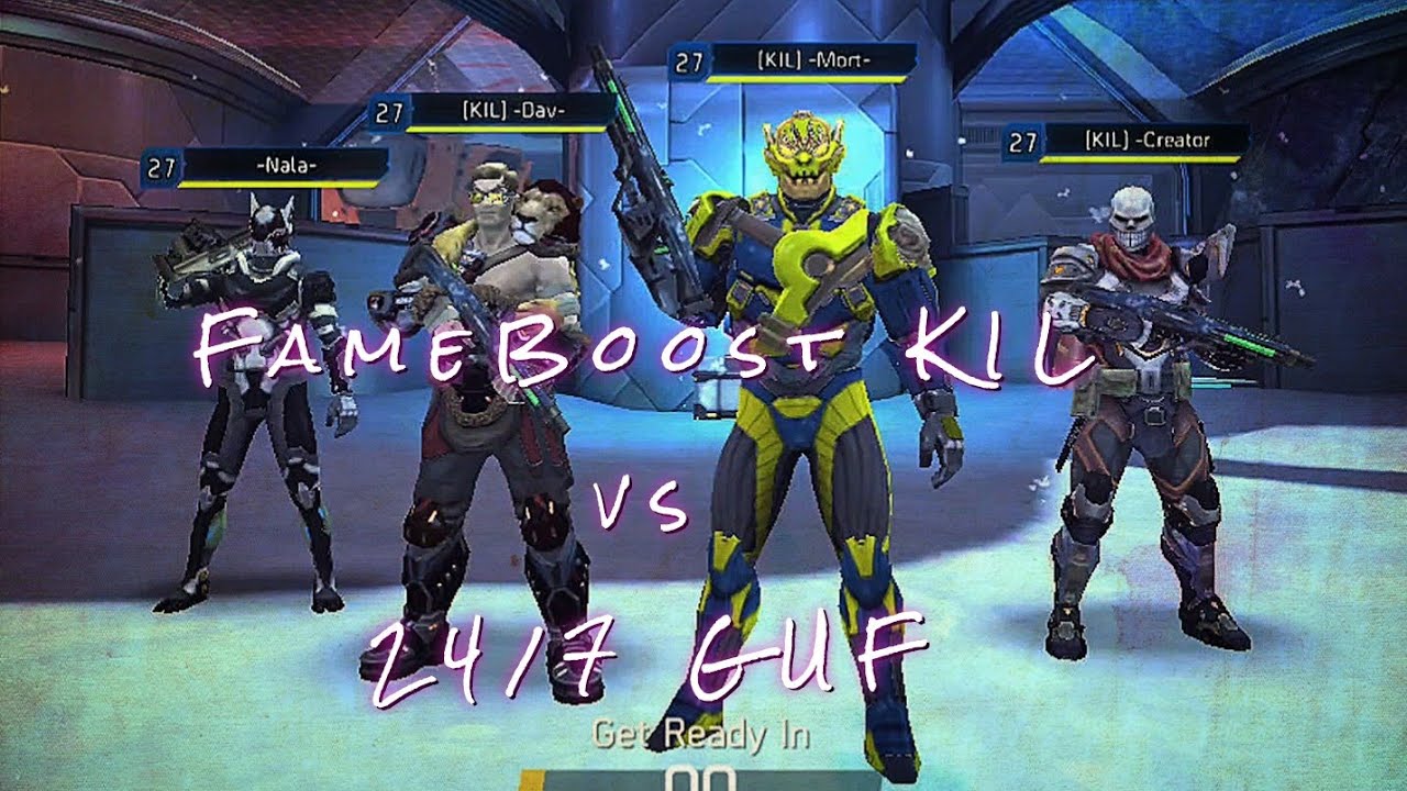 Shadowgun legends [CTF]: FameBoost KIL/Nala 🆚 24/7 GUF 🧯