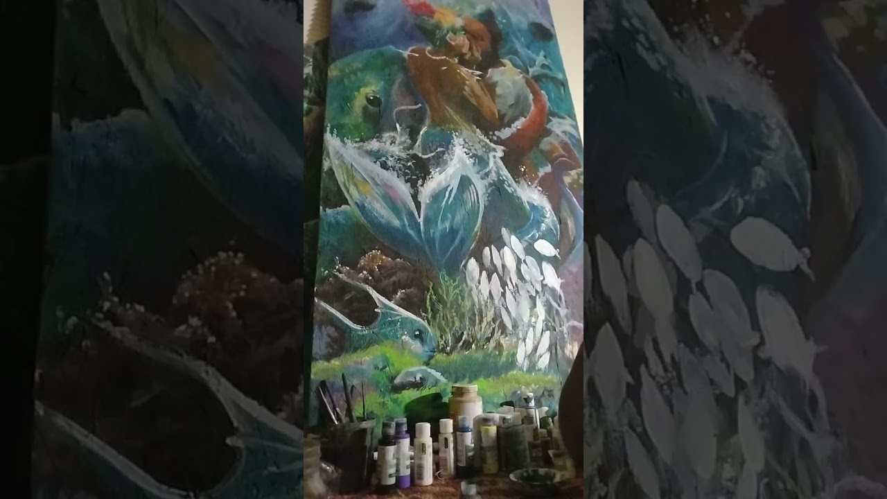 Live painting/art alchemy with Phoenix 