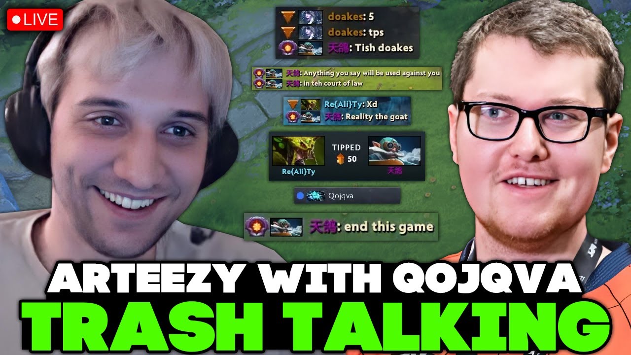 ТРЕШ-РАЗГОВОР от ARTEEZY на GYROCOPTER с QOJQVA в TEAM