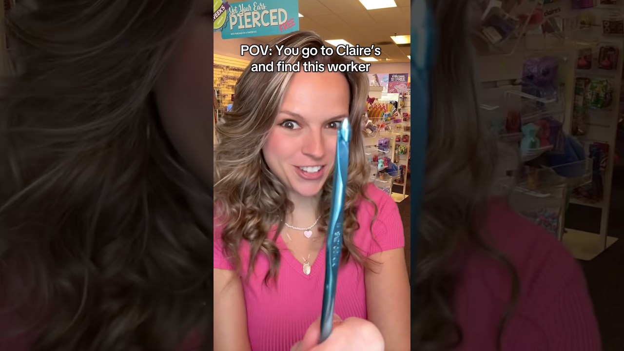 Would you let her pierce your ears?? #pov #earpiercing #claires #backtoschool #fun #earrings
