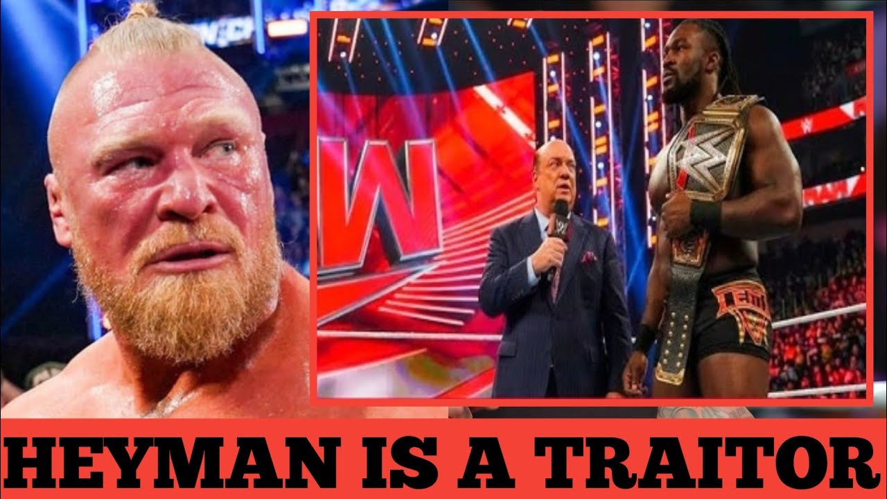 Paul Heyman BOOTS Brock Lesnar from The Vision and Welcomes Oba Femi on RAW! 😱💥