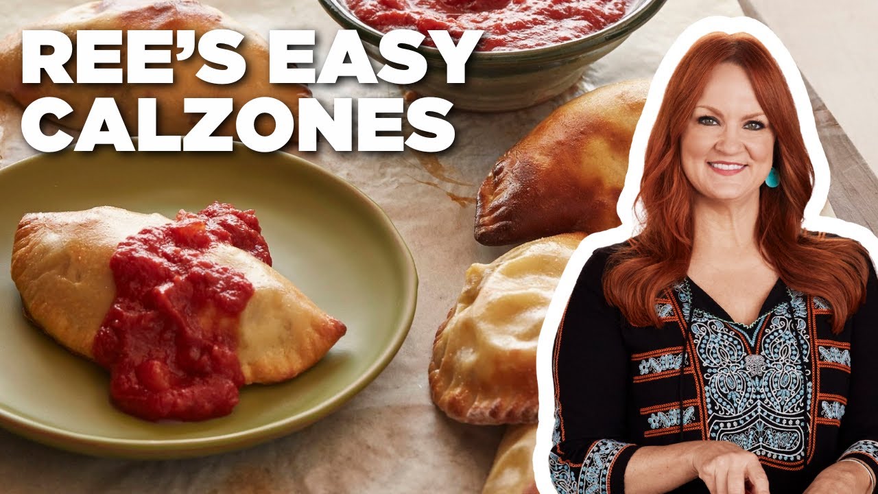 Ree Drummond's Easy Calzones with Marinara Sauce | The Pioneer Woman | Food Network