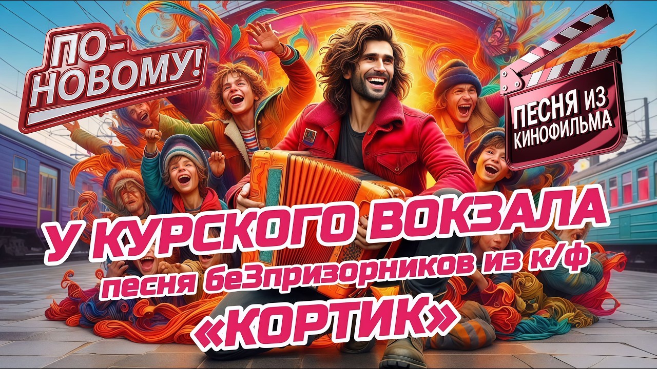 У Курского Вокзала 📿🪗🚂 (Песня БеЗпризорника из к/ф «Кортик» | Кавер С Новым Текстом