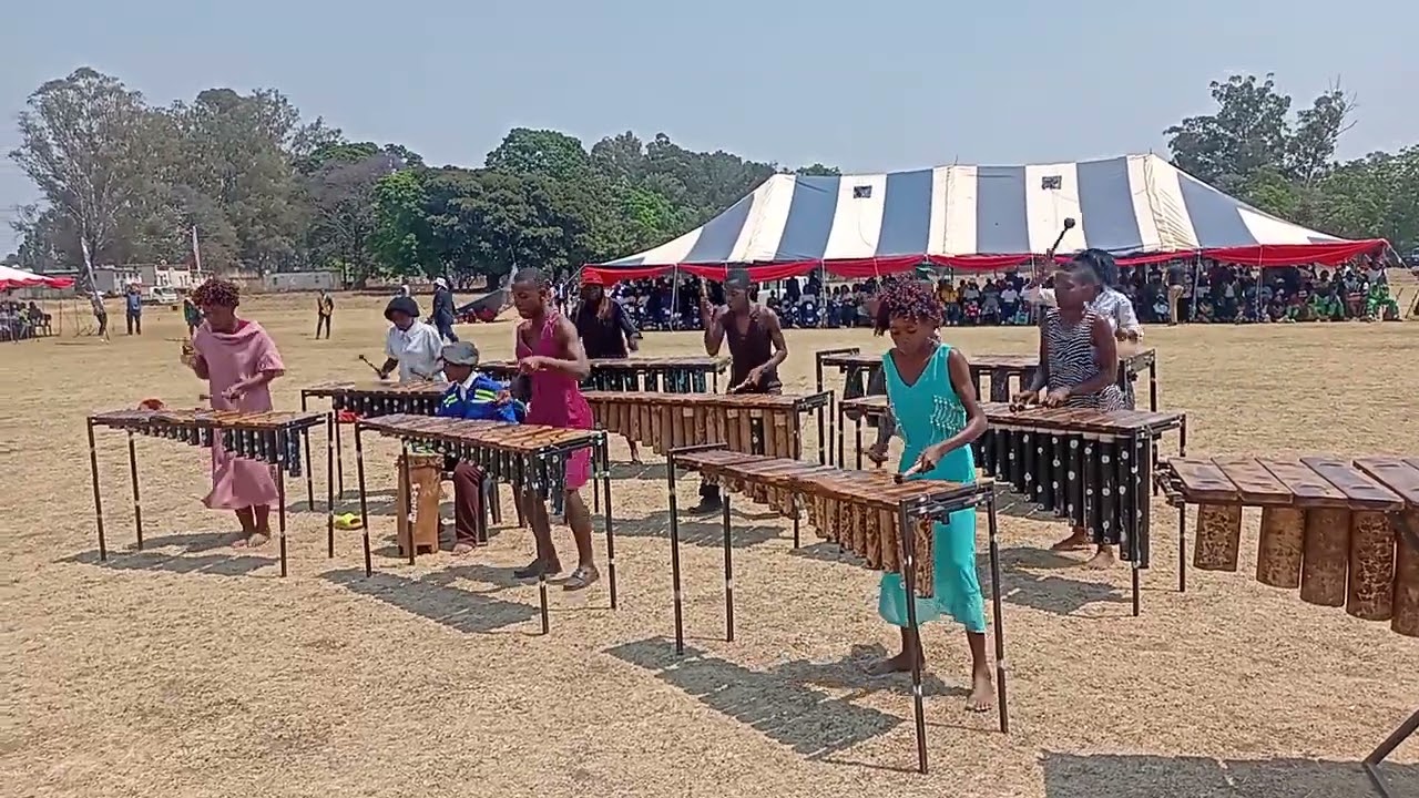 Mashonaland Central Marimba playing Solomon Skuza's Banolila #NASSAF 2023 #Hermann Gmeiner High