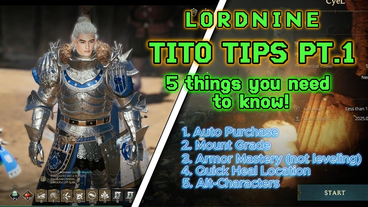 LORDNINE: Infinite Class SEA. THINGS YOU NEED TO KNOW! (or not)