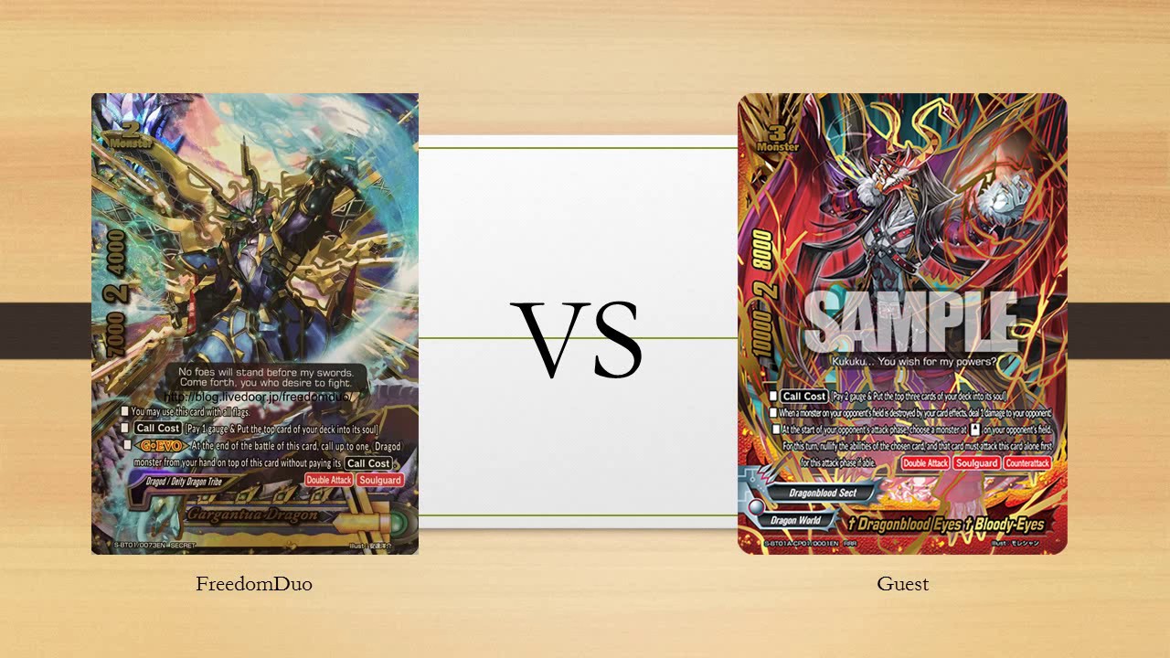 [BFE-S-BT01A Test]Garga vs Dragonblood Sect