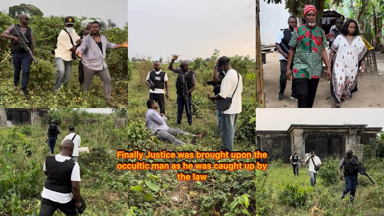 Finally Justice was brought upon the occultic man as he was caught up by the law