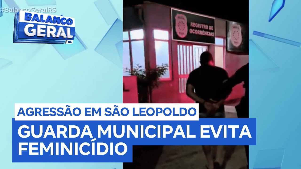 Homem invade a casa da ex e a agride na frente das filhas em São Leopoldo (RS)