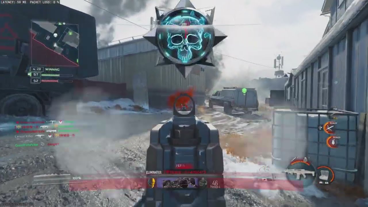 The OP burst fire marksmen rifle of Bo7...