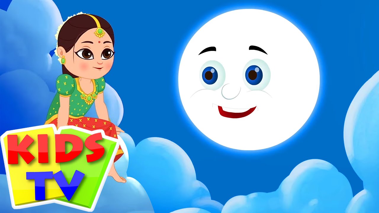 Chandamama Raave Poem, Telugu Lullaby for Kids, Telugu Kids Learning Rhymes and Kids Songs