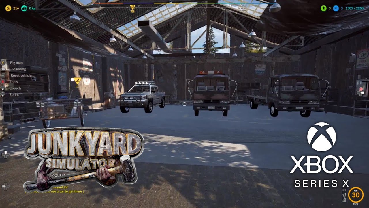 Learning the Ropes, Junkyard Simulator XSX P1