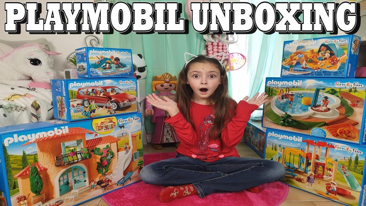 PLAYMOBIL UNBOXING : La maison de vacances (9420, 9421, 9422, 9423, 9424, 9425)