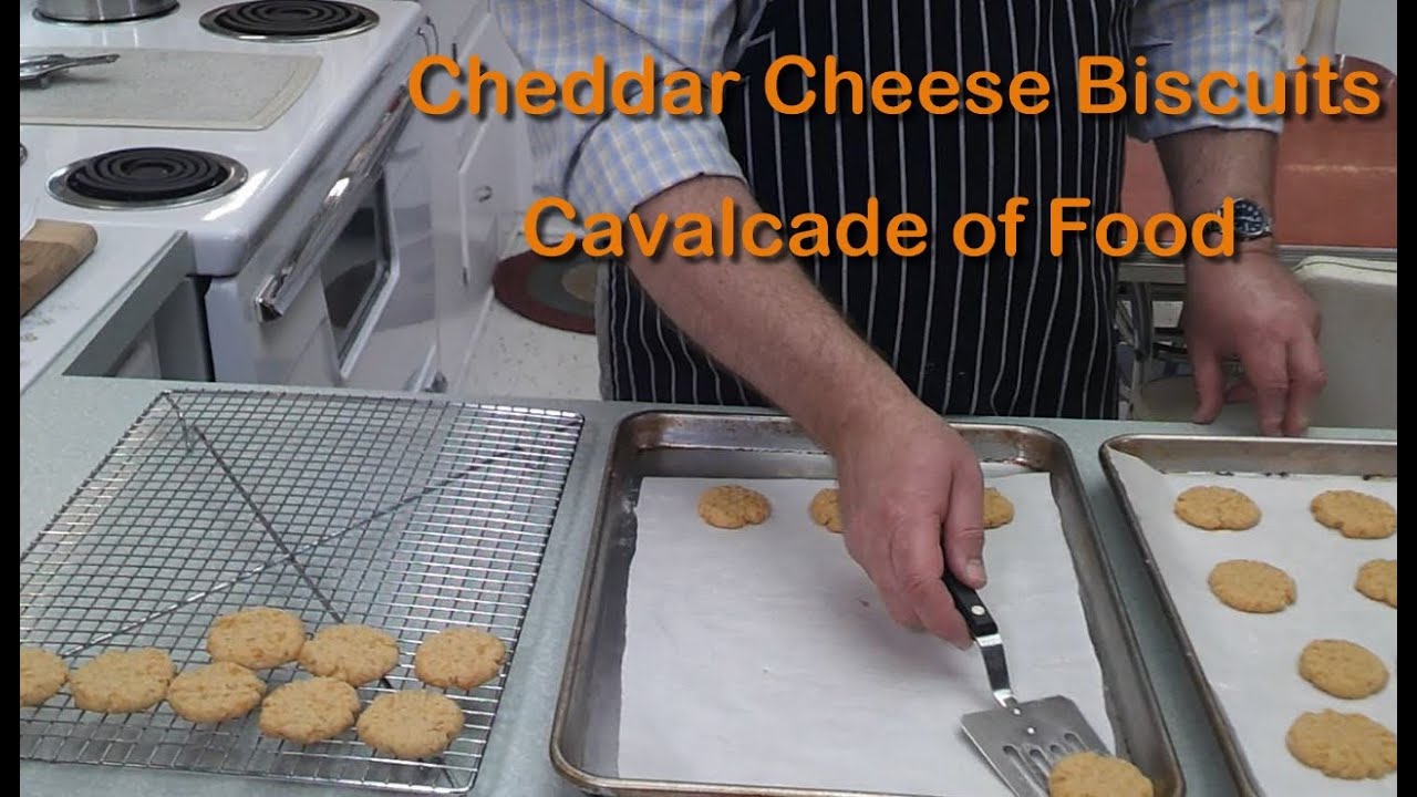 Savory Cheddar Cheese Biscuits - looks like a cookie, crunches like a cracker, light as a biscuit!