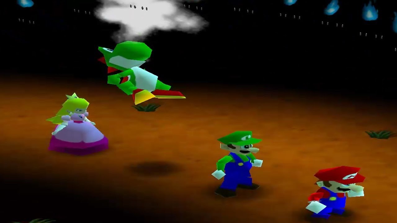 Mario Party 2 - 4 Player Minigames - Yoshi Peach Luigi Mario All Funny Minigames (Master CPU)