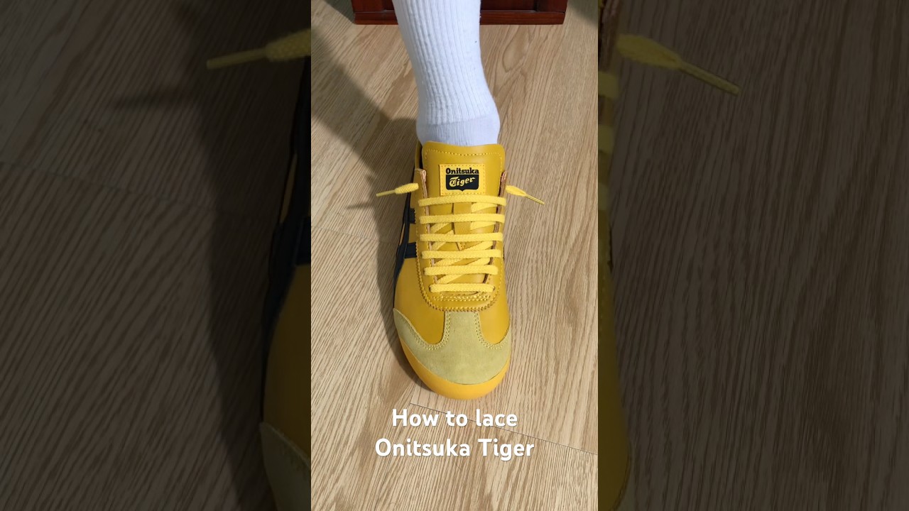 How to lace Onitsuka Tiger(Style)