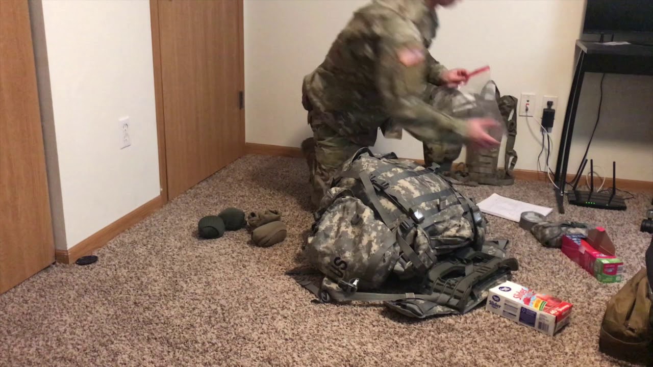 Ruck Packing SI Video Iowa State University Army ROTC