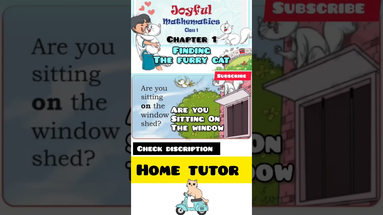 finding furry cat - Joyfull mathmatics class 1 #ncert #class1maths #catstory #kidsvideo #ytshorts