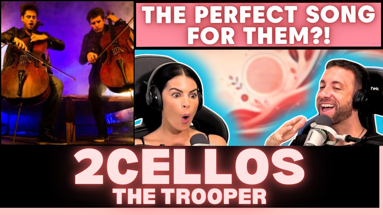BRUCE NEEDS TO DO A COLLAB WITH THEM! First Time Hearing 2CELLOS - The Trooper Reaction!