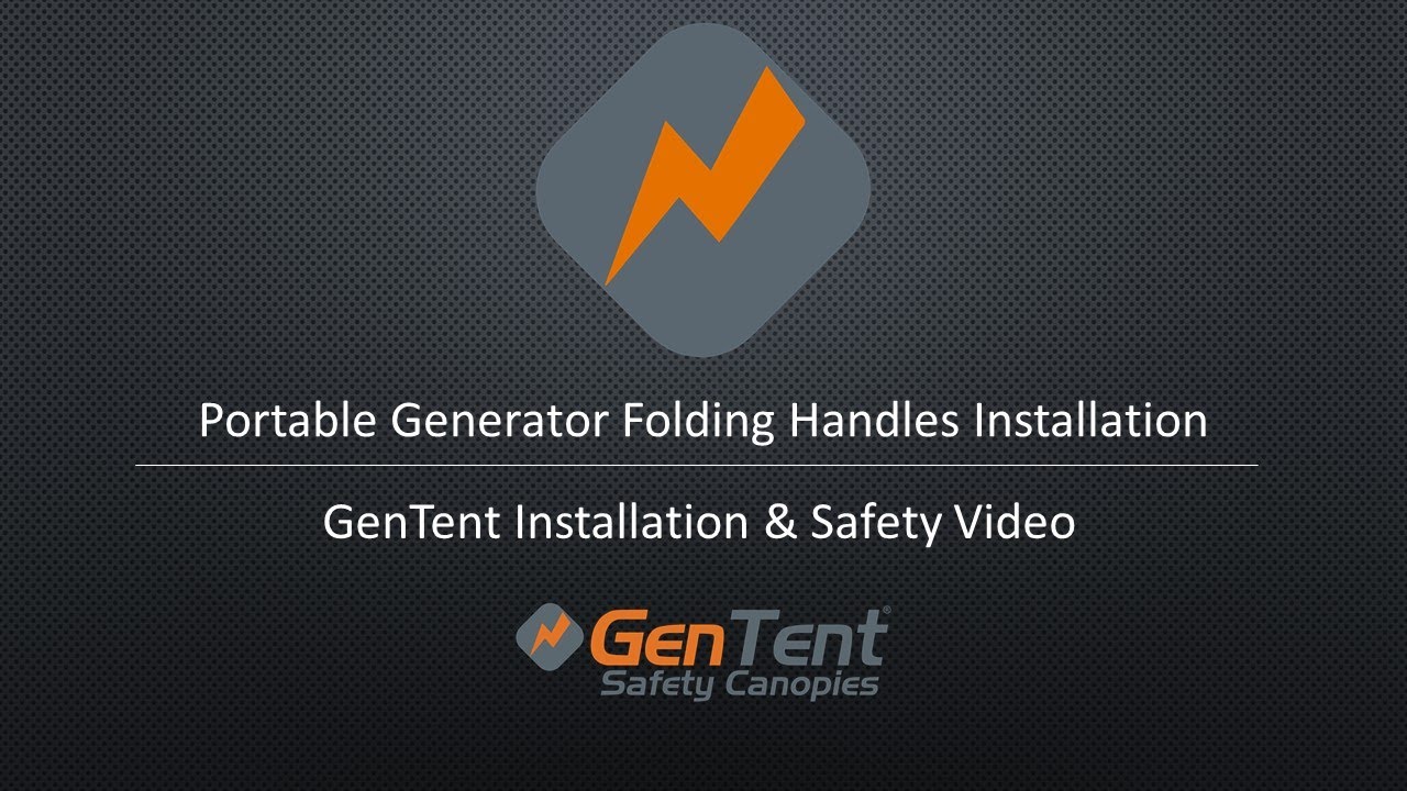 GenTent Folding Handles Installation Video