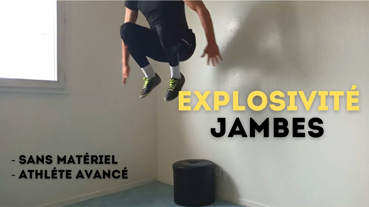 FORCE et VITESSE Sans Matériel: Développe des JAMBES d'ATHLÈTE