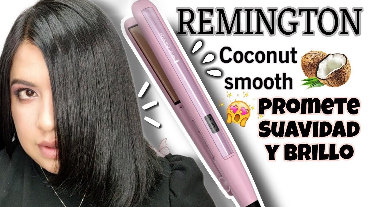 Plancha Remington COCONUT SMOOTH Alisadora S5500 Controla el frizz Reseña | Kary Alonso