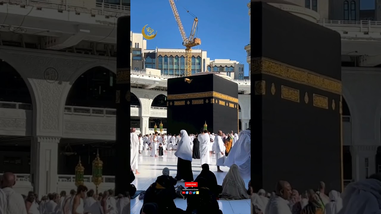 Beautiful view of Baitullah Sharif 🕋🌹🌙 #Ramadan2023 #Baitullah #Makkah #Medina #shorts