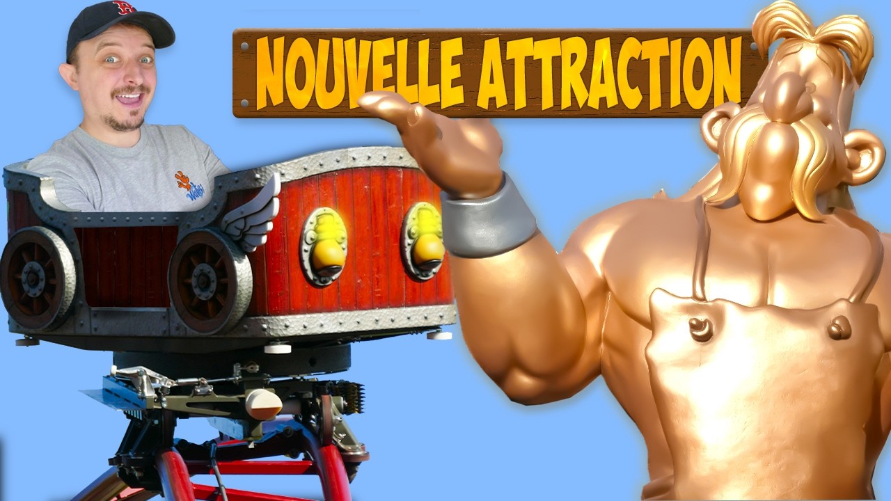 La Nouvelle Attraction du Parc Ast&eacute;rix est ENFIN Ouverte ! C&eacute;tautomatix