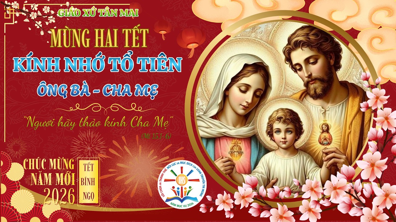 🔴[Trực Tuyến] THÁNH LỄ MÙNG 2 TẾT BÍNH NGỌ 2026 - 