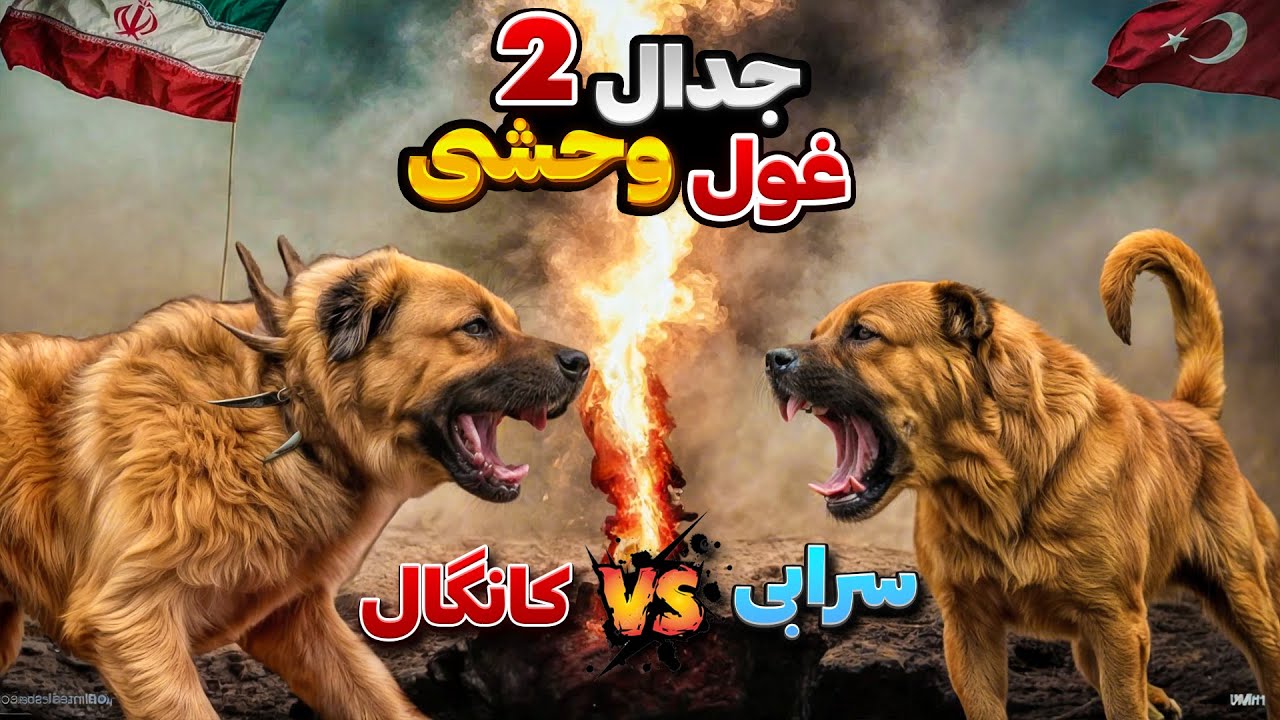 مبارزه  سگ سرابی ایران با کانگال ترکیه