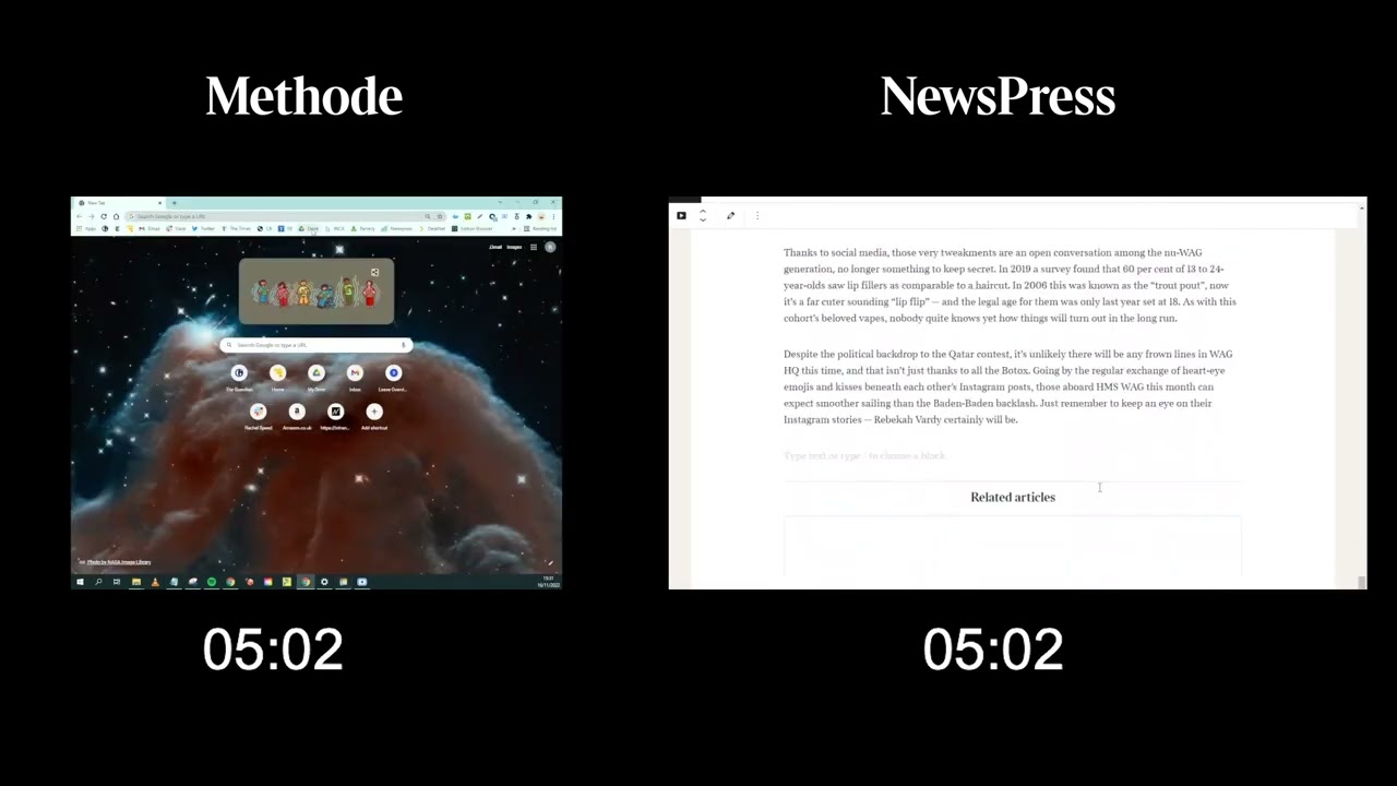 NewsPress vs Methode