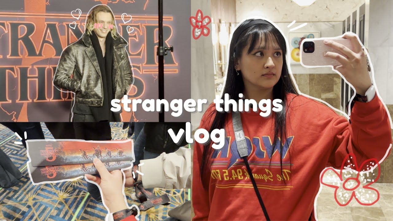 I SAW JAMIE CAMPBELL BOWER at a SECRET Stranger Things Event!!