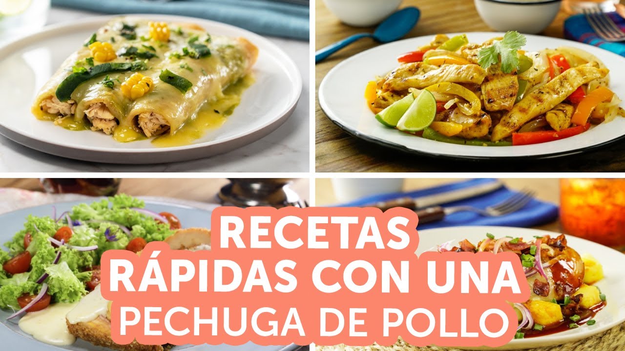 Recetas r&aacute;pidas con 1 pechuga de pollo | Kiwilim&oacute;n
