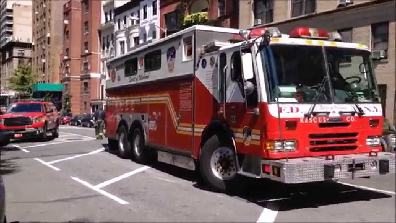 SUPER EPIC COMPILATION OF FDNY RESCUE 1 RESPONDING, CRUISING BY & TAKING UP ON THE STREETS OF NYC.