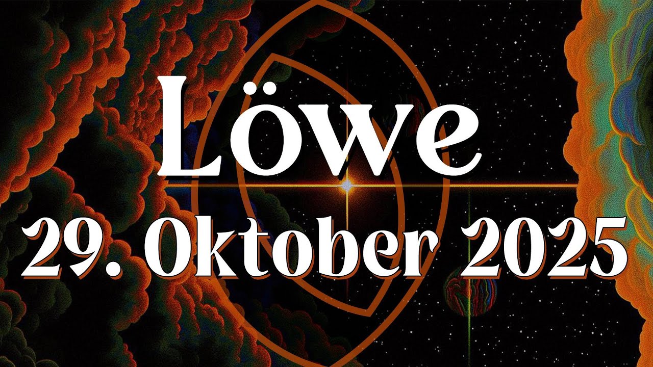 😍 UNERWARTETER TRIUMPH VER&Auml;NDERT DEIN LEBEN 💖 L&Ouml;WE ♌ HEUTE, 29. OKTOBER 2025