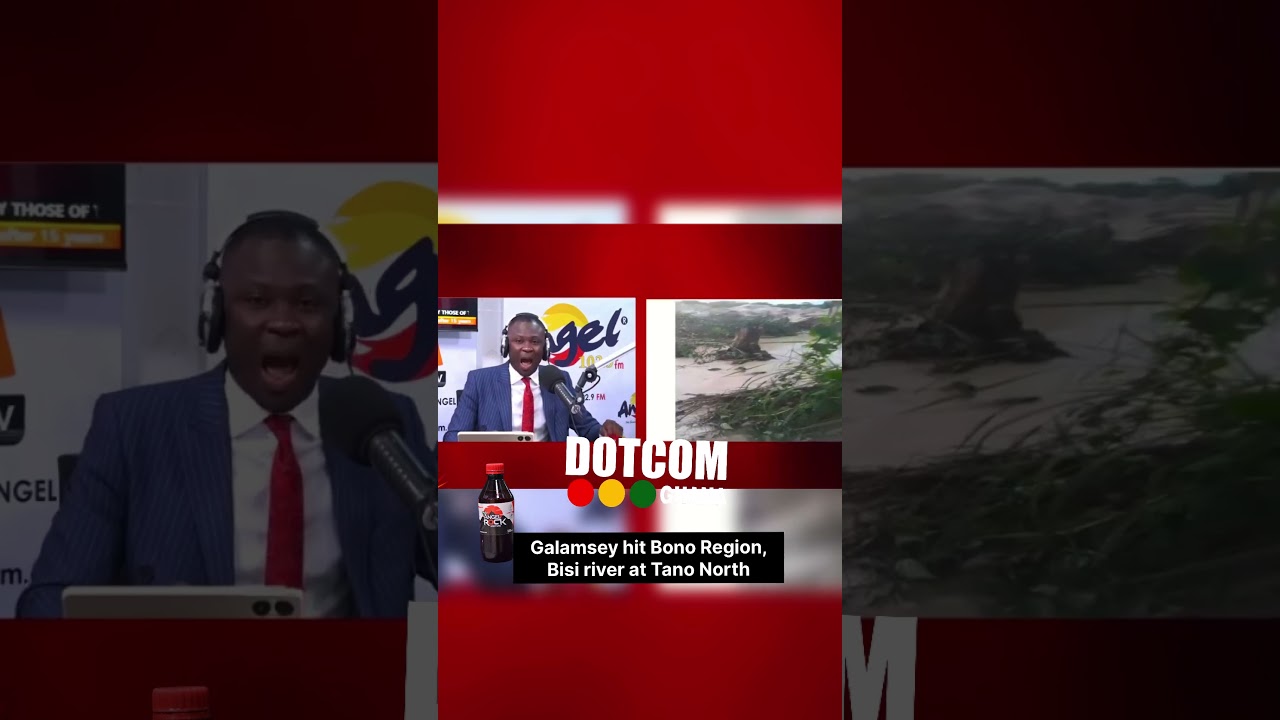 Galamsey hit Bono Region, Bisi river at Tano North #ghana