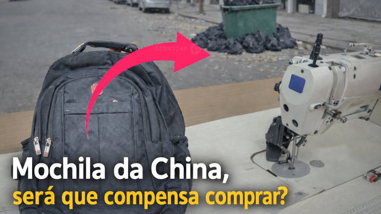 Mochilas da China reforma e reforço das alças ⭐️ mochila escolar 