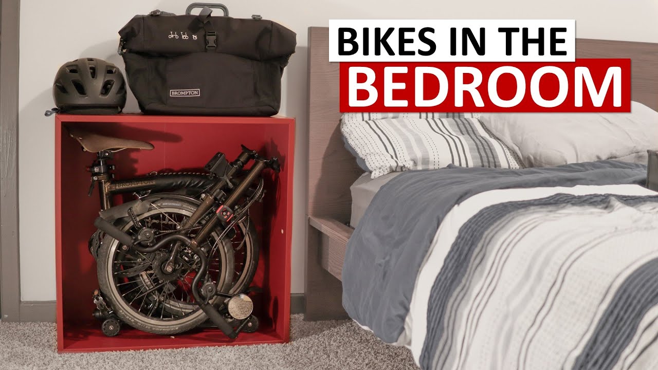 organizing bikes in my bedroom