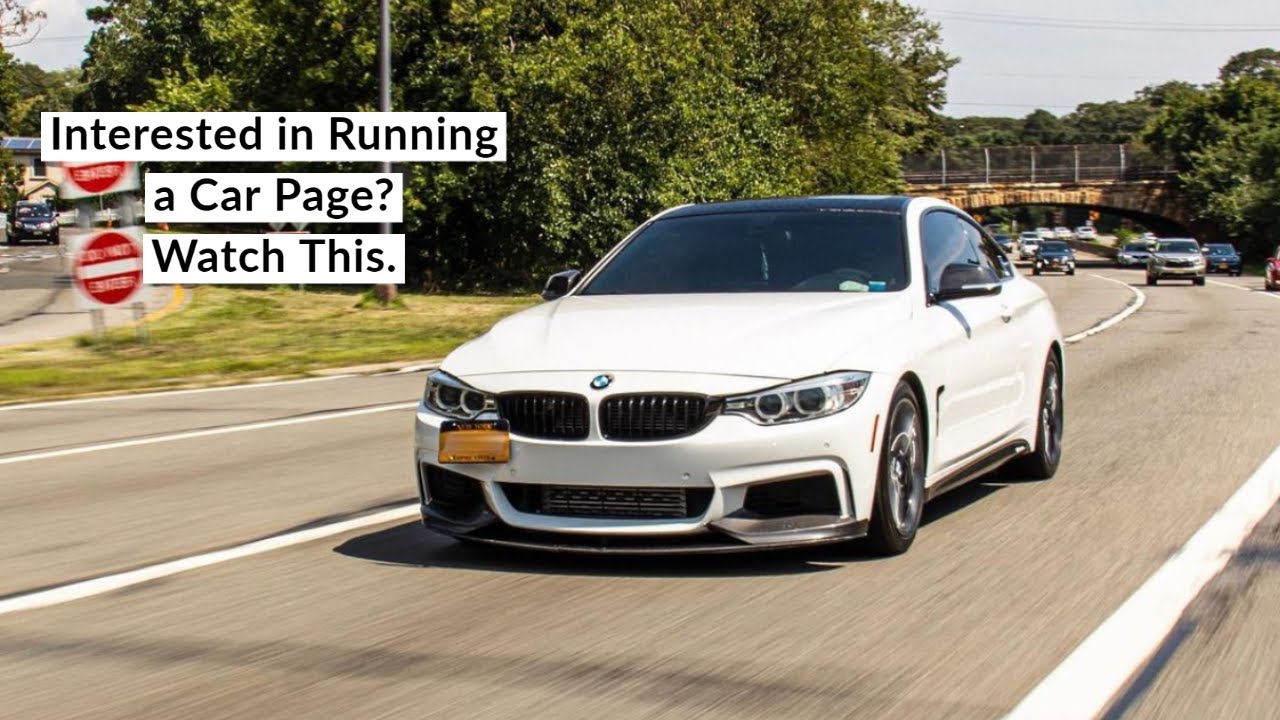 Experience Running an Instagram Car Page...
