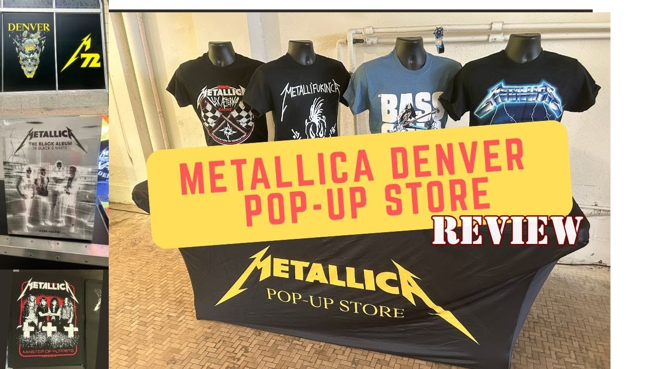 METALLICA in Denver - Official Pop-Up Store (Review)