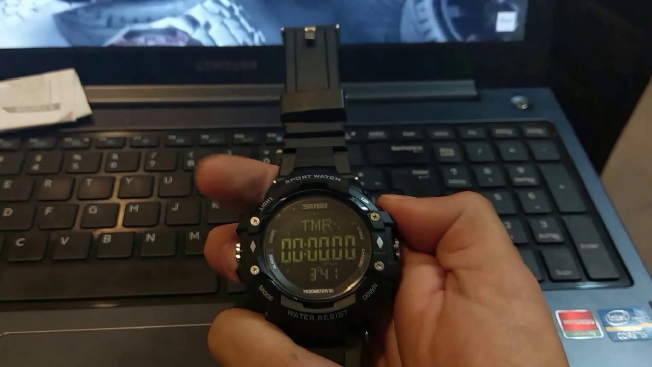 Reloj skmei deportivo medidor frecuencia cardiaca podometro
