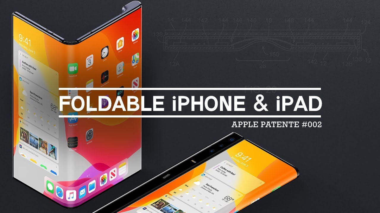 Apples Pläne für ein faltbares iPhone/iPad - Apple Patente #002