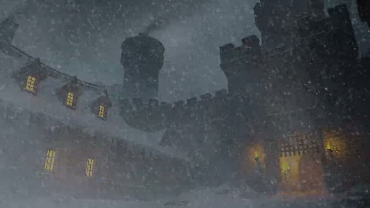 Winter Storm Rages Outside Your Medieval Castle Chamber: Howling Blizzard Sounds For A Deep Sleep
