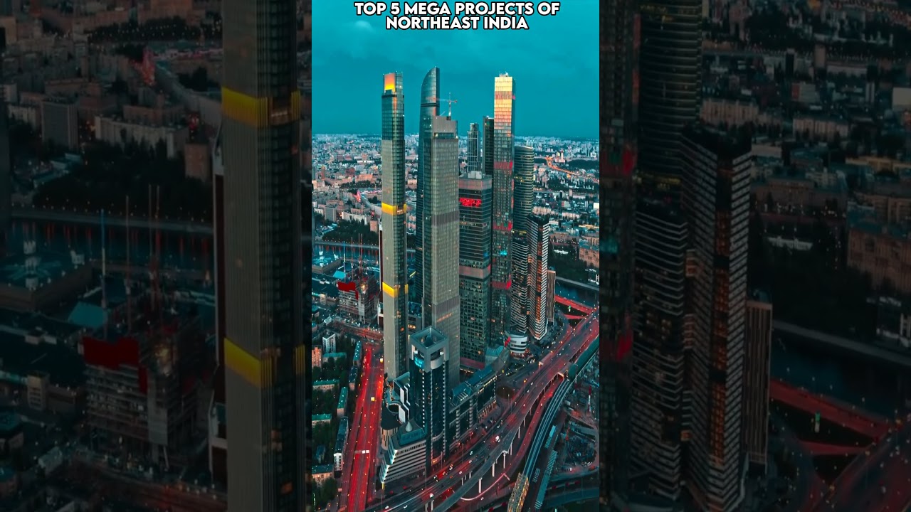 Top 5 Mega Projects Transforming Northeast India #shorts #viralshorts #megaprojects
