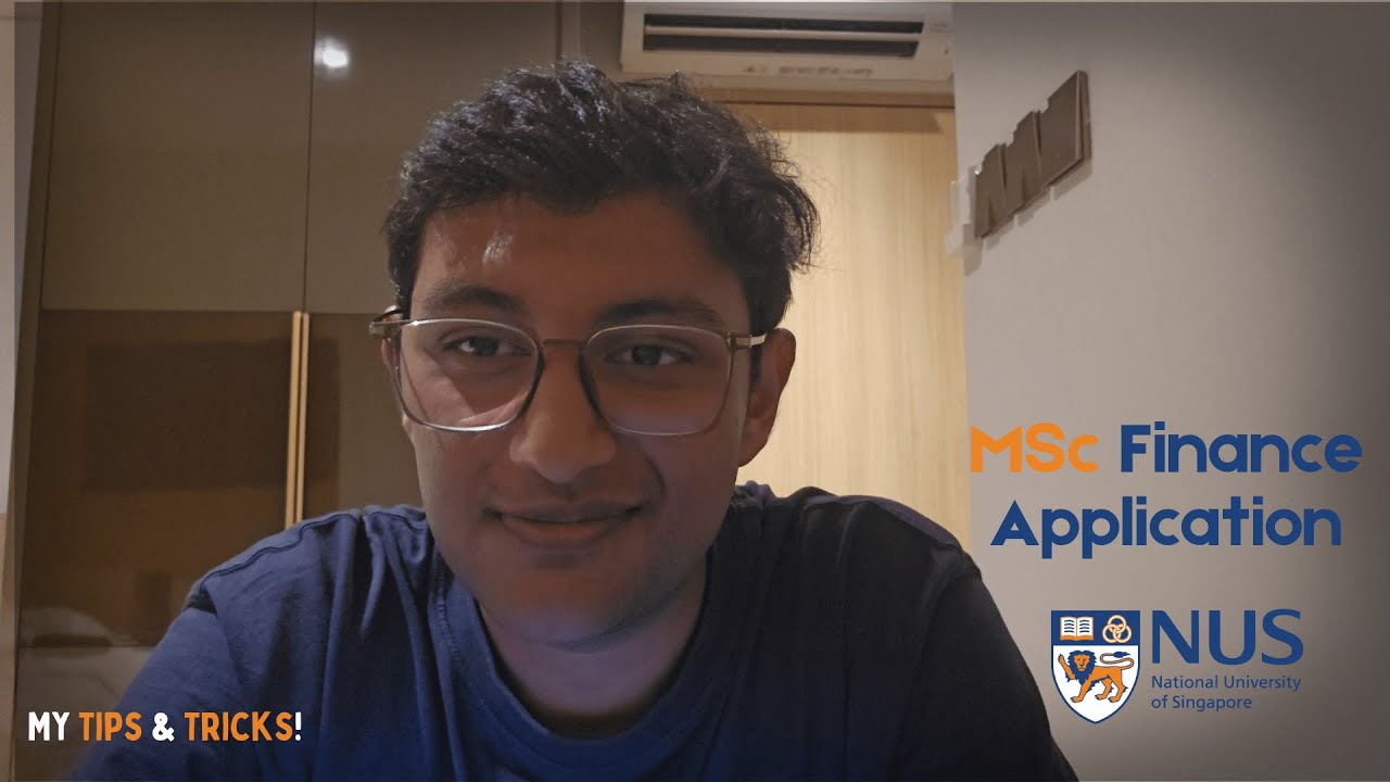 NUS MSc Application | How to get into NUS?
