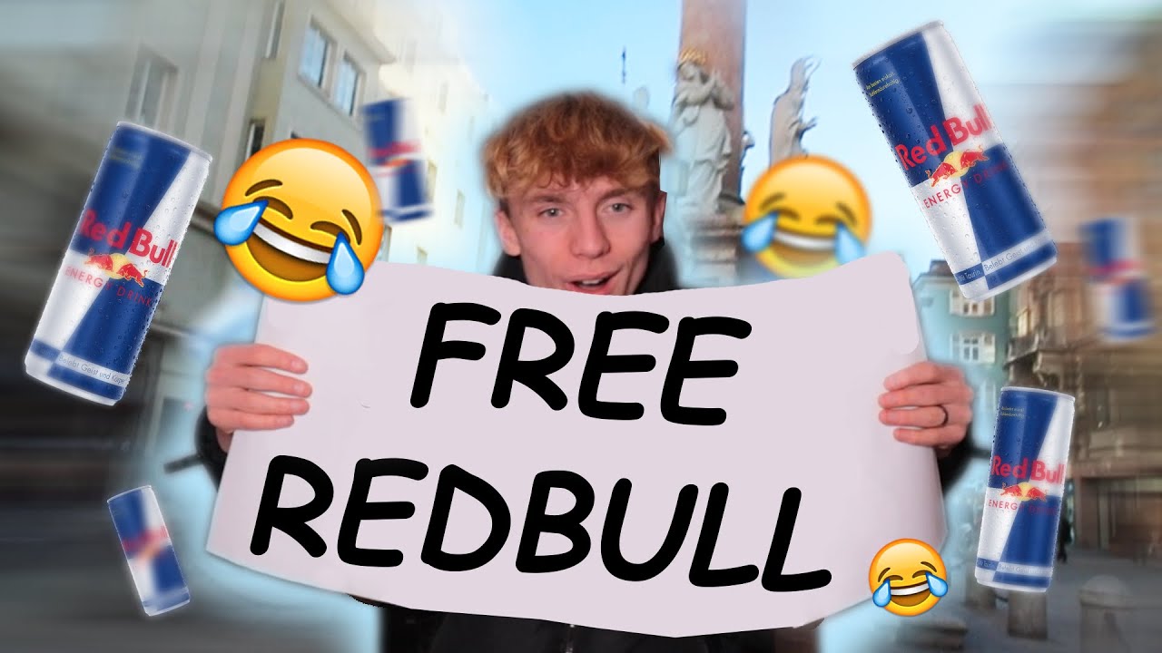 Erzähle 1 WITZ, bekomme 1 REDBULL