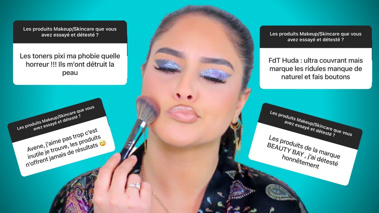 JE ME MAQUILLE AVEC LES PRODUITS QUE VOUS DETESTEZ !